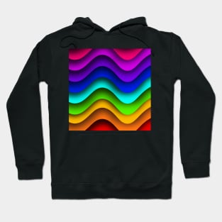 Rainbow Wave Hoodie